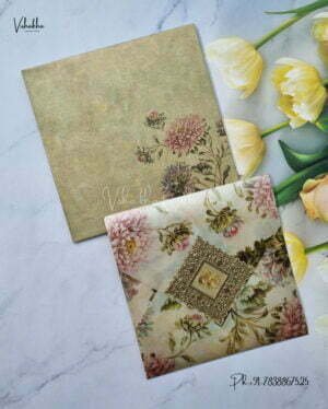 Designer Premium Customized Wedding Invitation Cards - MT273