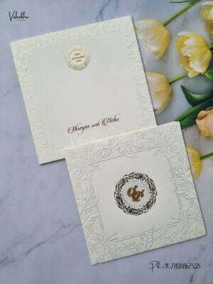 Designer Premium Customized Wedding Invitation Cards - MT279