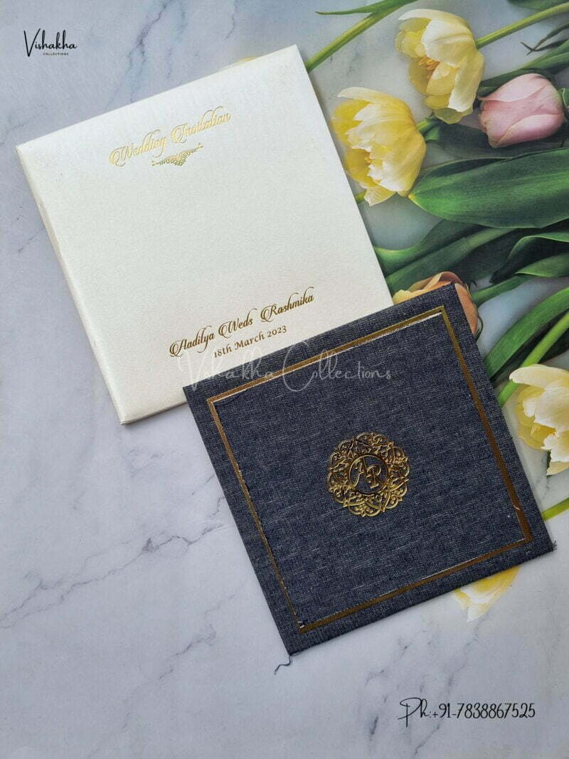 Designer Premium Customized Wedding Invitation Cards - A-2950