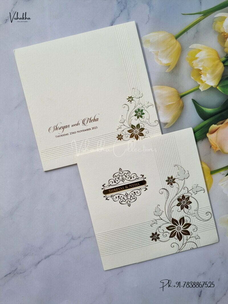Designer Premium Customized Wedding Invitation Cards - MT281