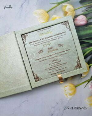 Customized invitation wedding cards design