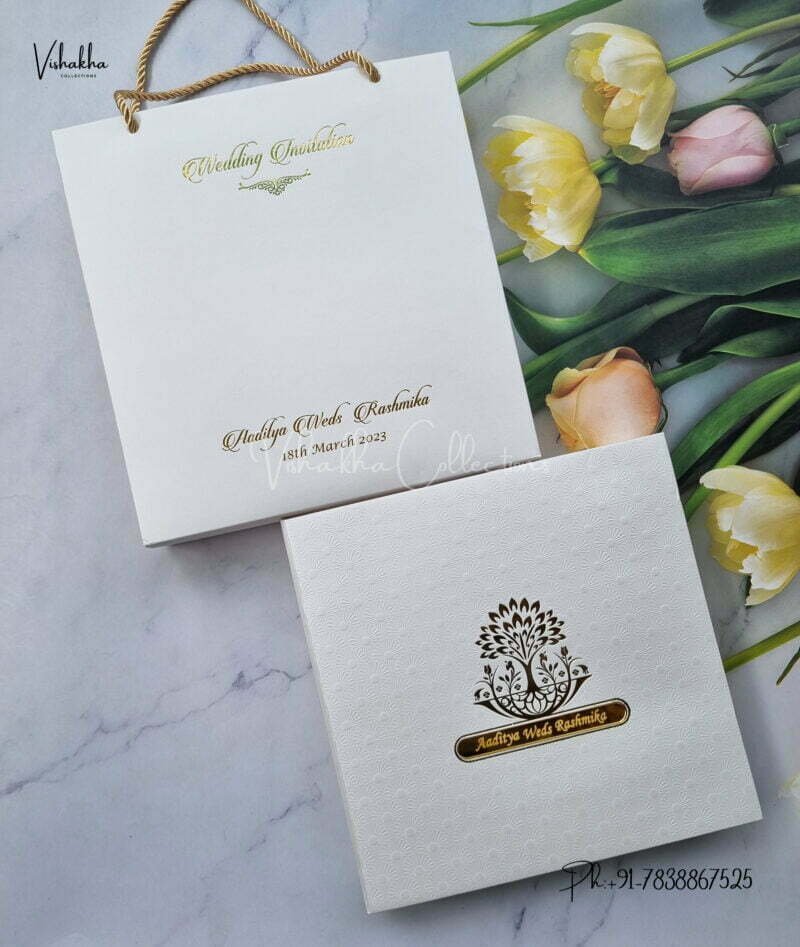 Designer Premium Customized Wedding Invitation Cards - A-2969