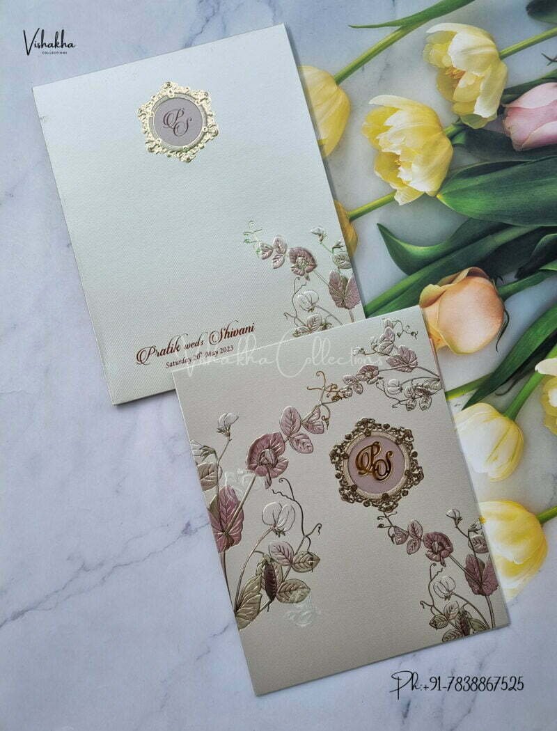 Designer Premium Customized Wedding Invitation Cards - MT245