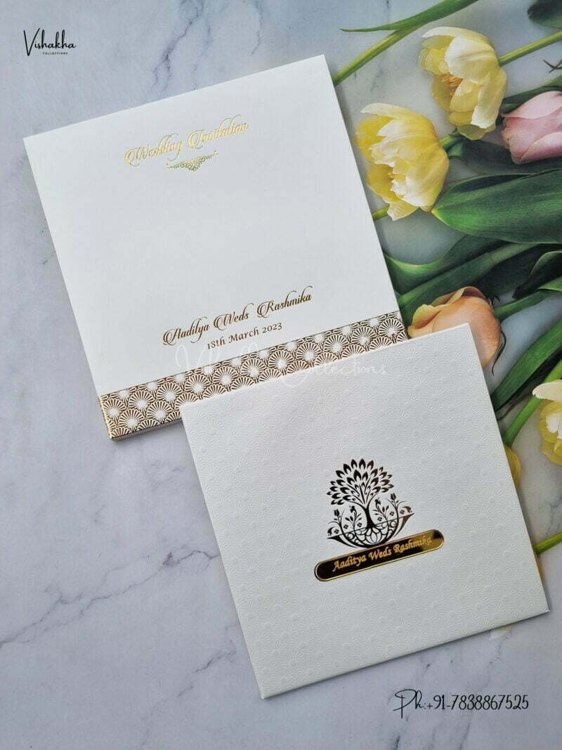 Designer Premium Customized Wedding Invitation Cards - A-2957