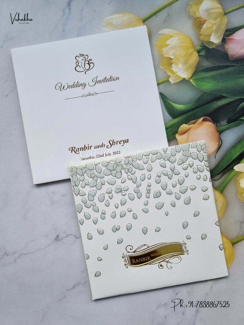 Designer Premium Customized Wedding Invitation Cards - S1532