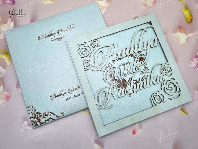Designer Premium Customized Wedding Invitation Cards - A-2919