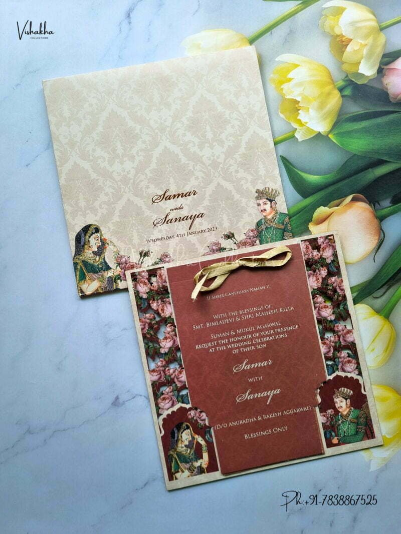 Premium customized wedding invitation cards