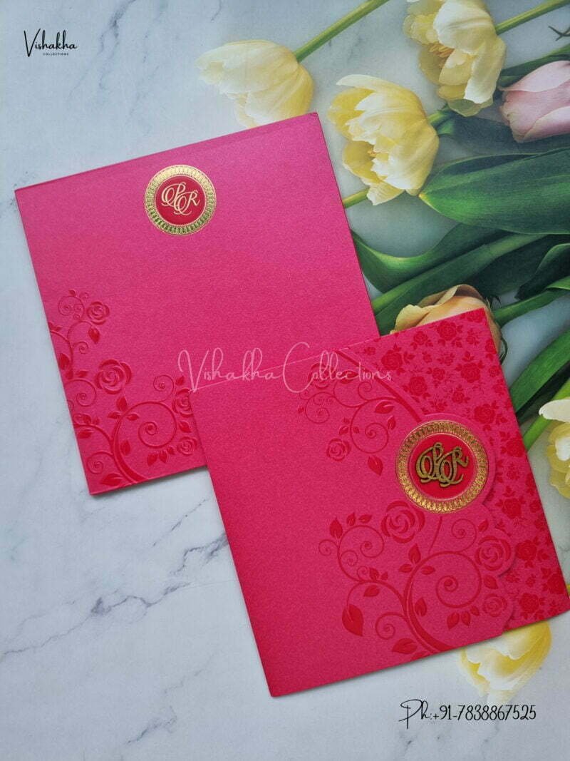 Designer Premium Customized Wedding Invitation Cards - MT218