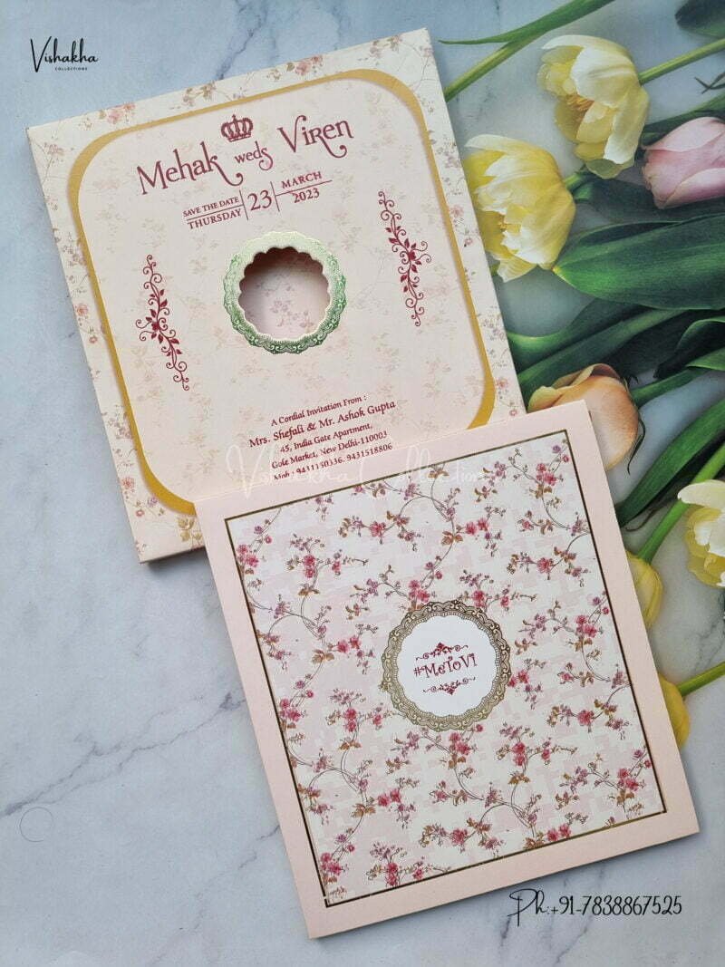 Designer Premium Customized Wedding Invitation Cards - ATC1881