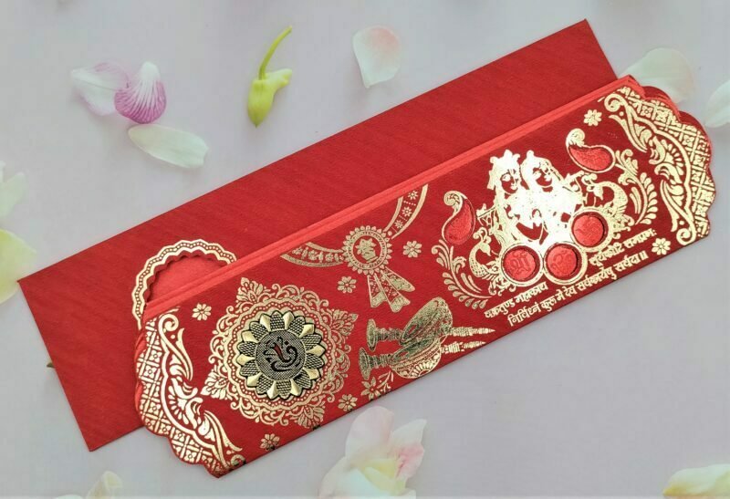 Designer Premium Customized Wedding Invitation Cards - GS-021
