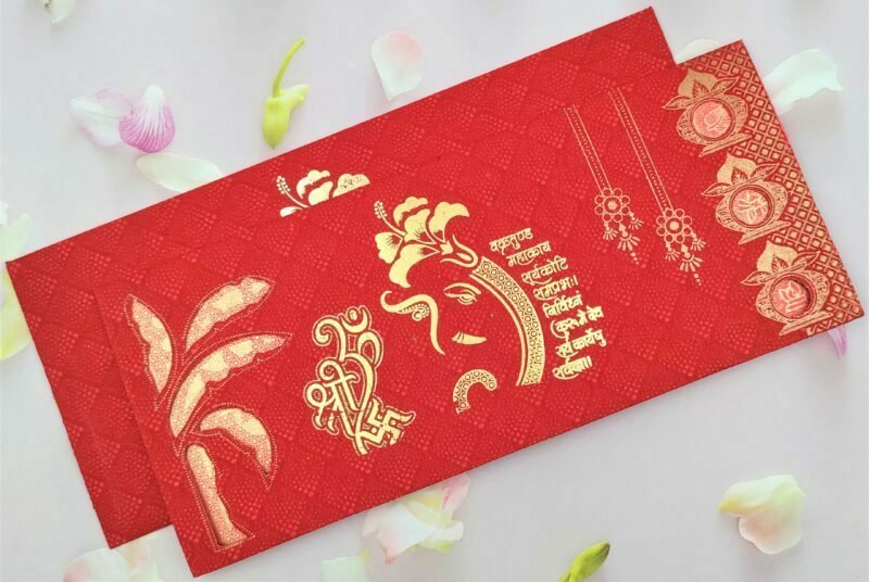 Designer Premium Customized Wedding Invitation Cards - GS-048