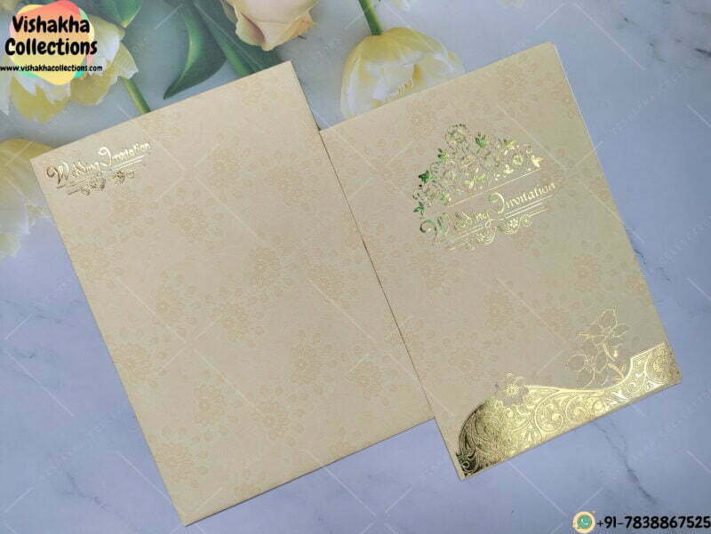 Designer Premium Customized Wedding Invitation Cards - VC-K5583