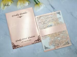 Designer Premium Customized Wedding Invitation Cards - A-2803