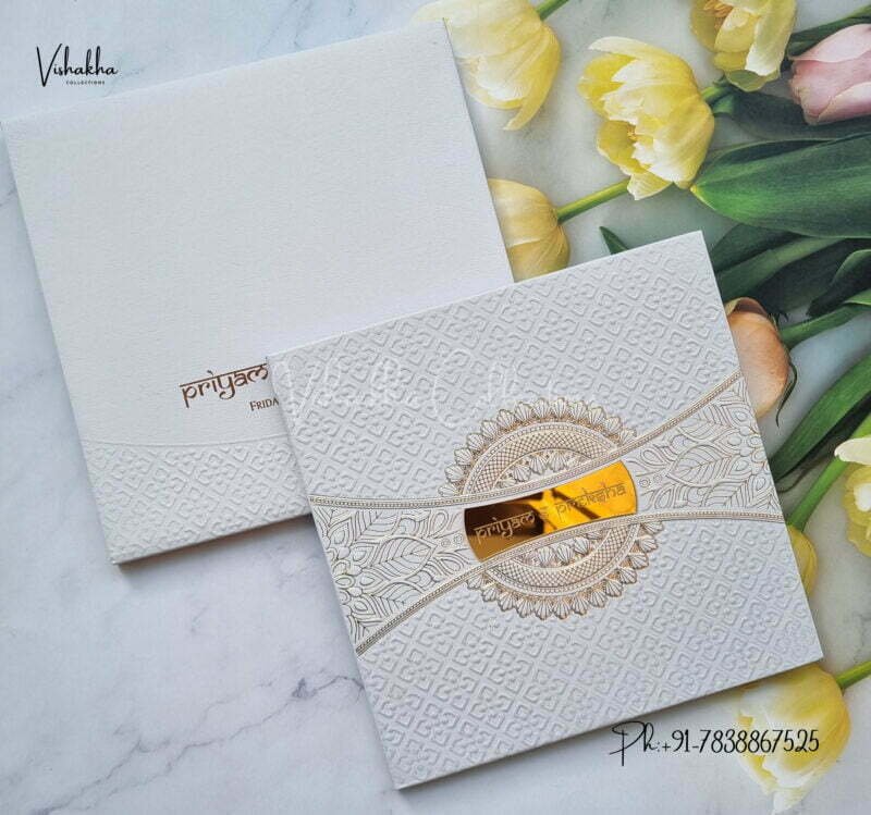 Designer Premium Customized Wedding Invitation Cards - MT2139
