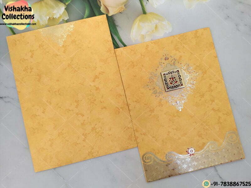 Designer Premium Customized Wedding Invitation Cards - VC-K5103