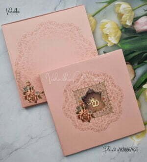 Designer Premium Customized Wedding Invitation Cards - MT2083