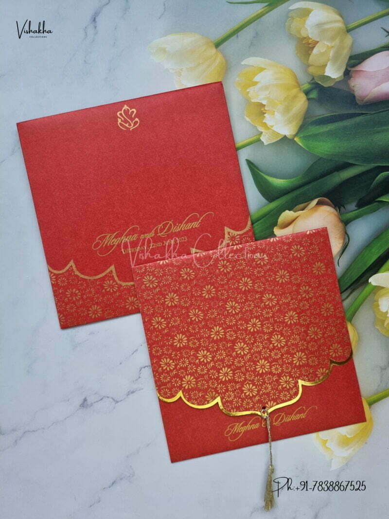 Designer Premium Customized Wedding Invitation Cards - MT661