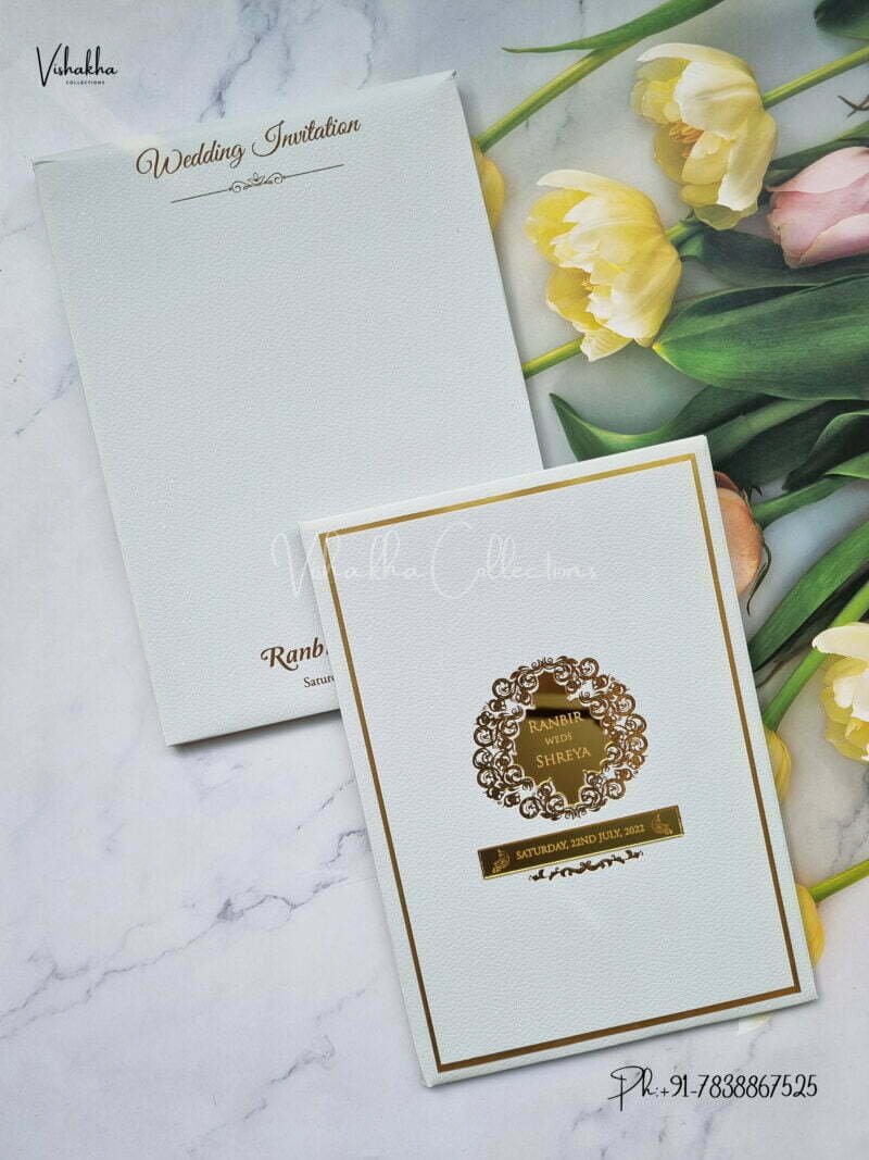 Designer Premium Customized Wedding Invitation Cards - S1553
