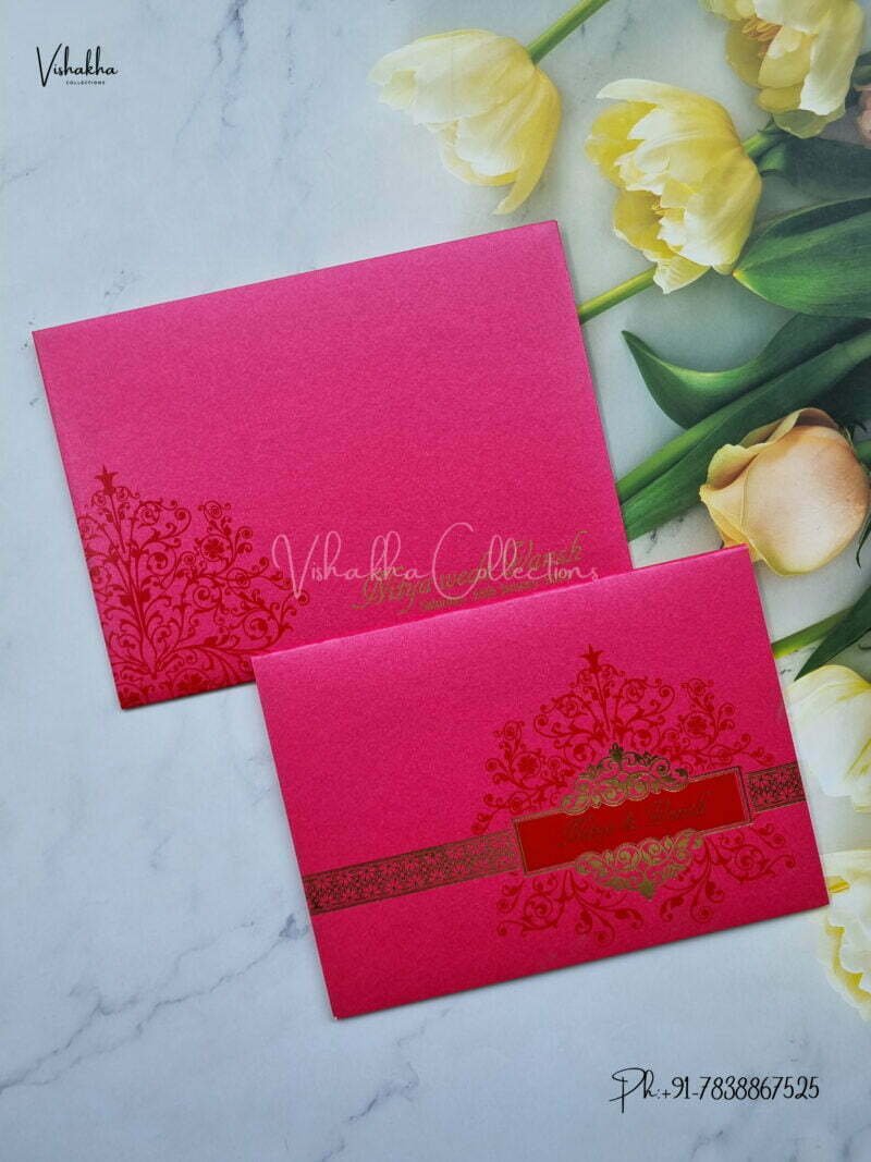 Designer Premium Customized Wedding Invitation Cards - MT837
