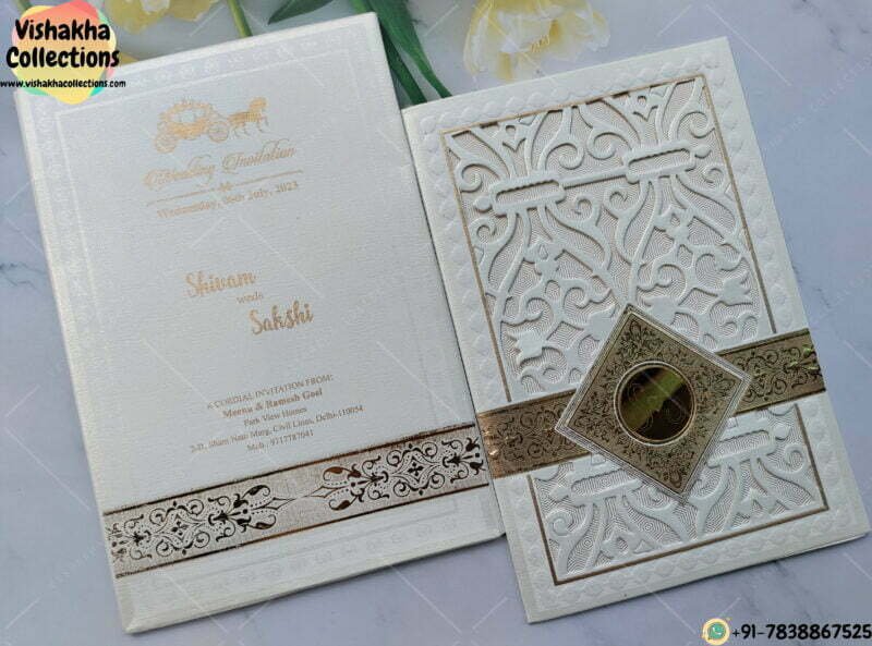 Designer Premium Customized Wedding Invitation Cards - VC-K5005