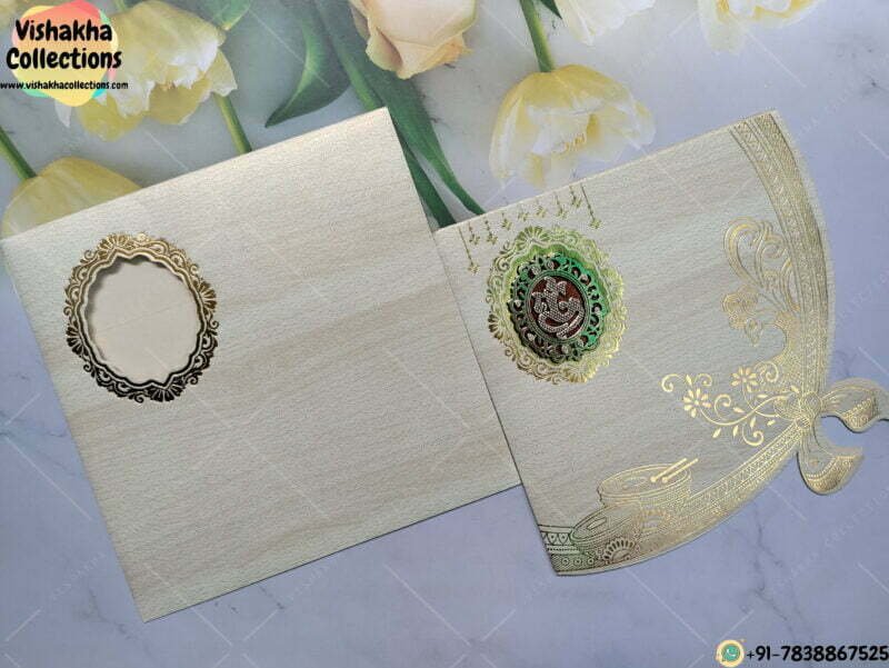 Designer Premium Customized Wedding Invitation Cards - VC-K5356