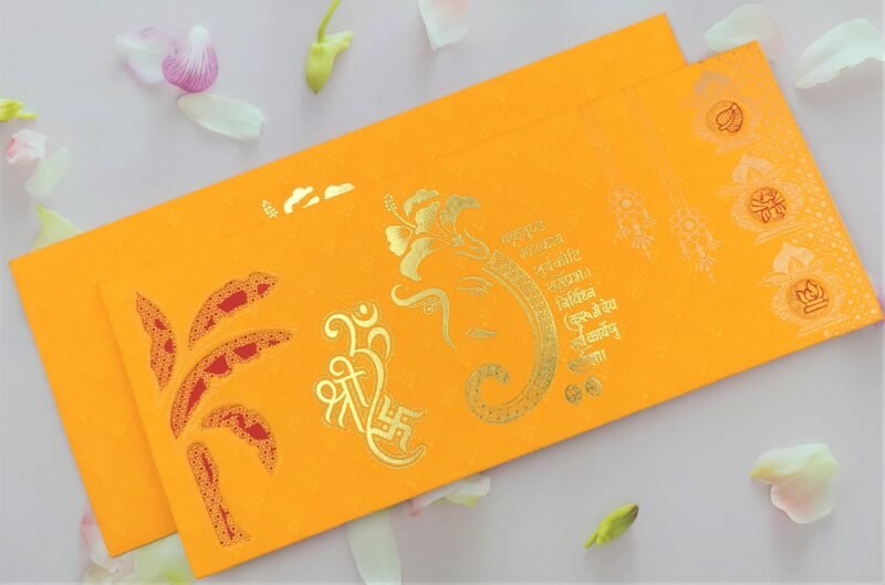 Designer Premium Customized Wedding Invitation Cards - GS-049