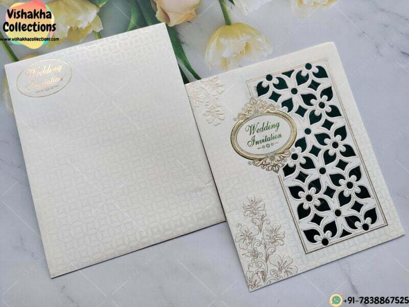 Designer Premium Customized Wedding Invitation Cards - VC-K5014