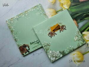 Designer Premium Customized Wedding Invitation Cards - MT3233
