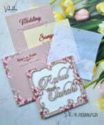 Designer Premium Customized Wedding Invitation Cards - MT3219