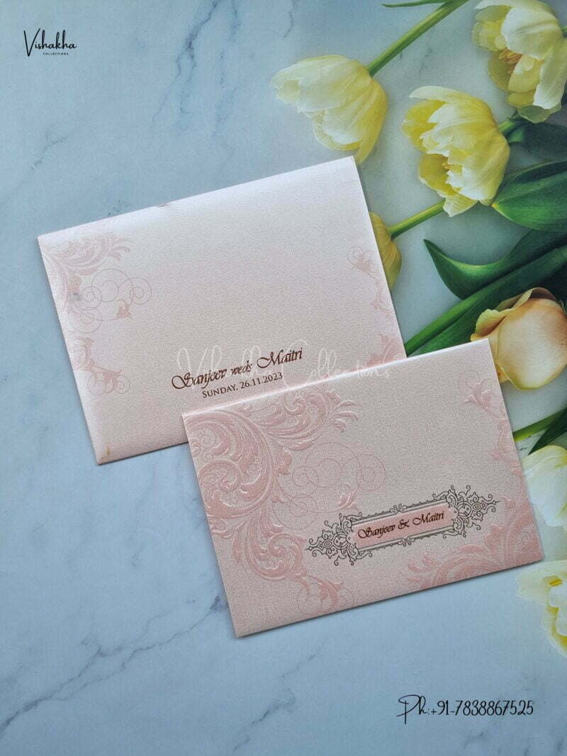 Designer Premium Customized Wedding Invitation Cards - MT834