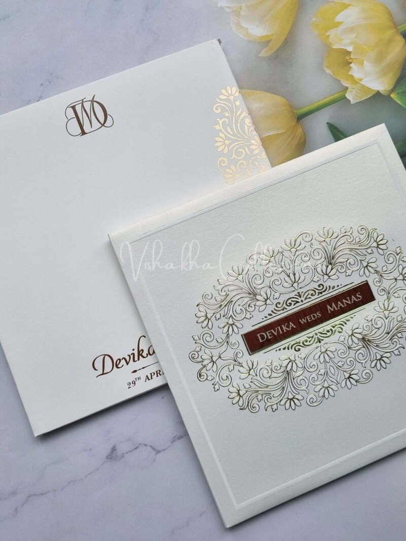 Designer Premium Customized Wedding Invitation Cards - N452
