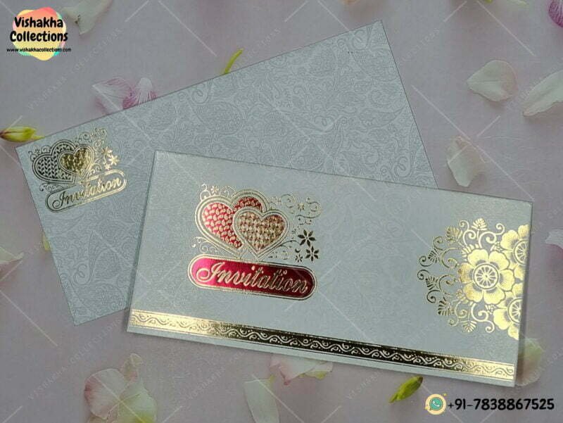 Designer Premium Customized Wedding Invitation Cards - GS-135