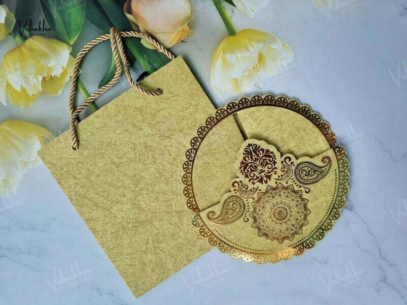 Designer Premium Customized Wedding Invitation Cards - A-2866