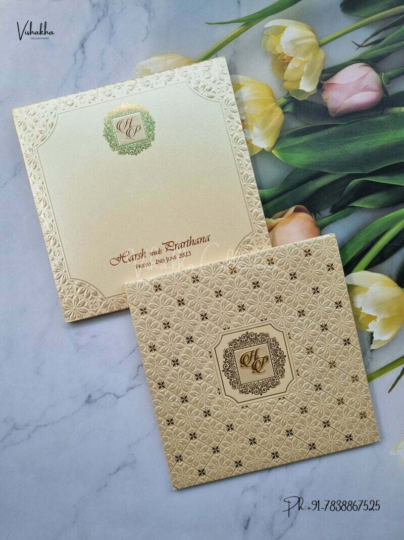 Designer Premium Customized Wedding Invitation Cards - MT2203
