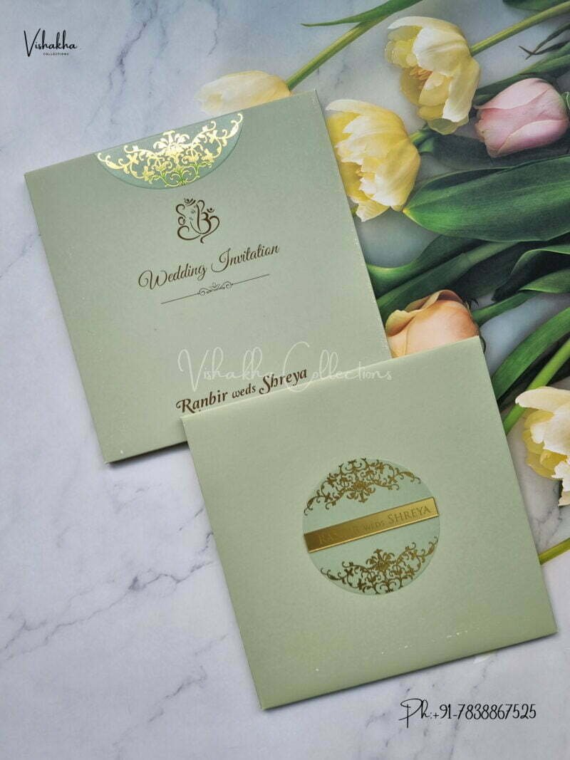 Designer Premium Customized Wedding Invitation Cards - S1522