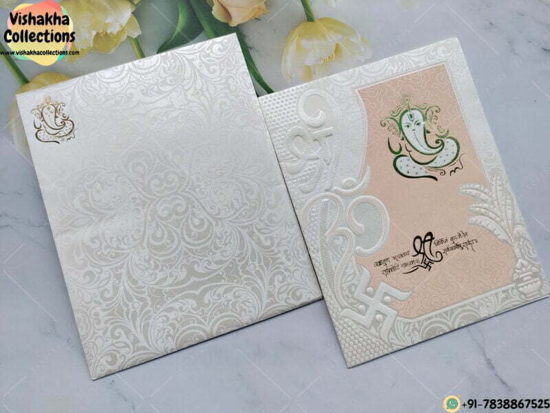 Designer Premium Customized Wedding Invitation Cards - VC-K5046
