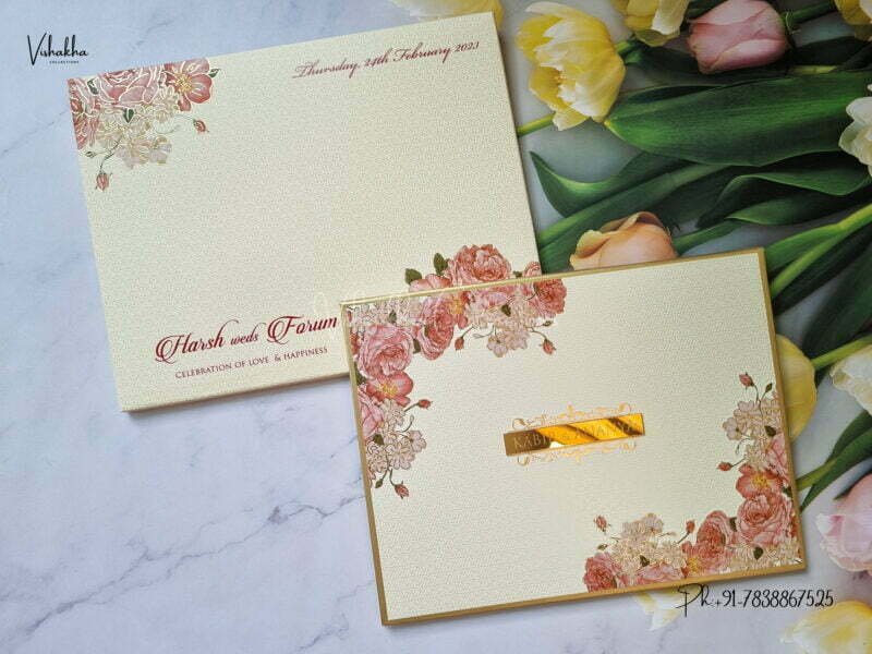 Designer Premium Customized Wedding Invitation Cards - MT3160