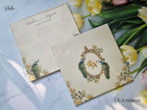 Designer Premium Customized Wedding Invitation Cards - MT3244