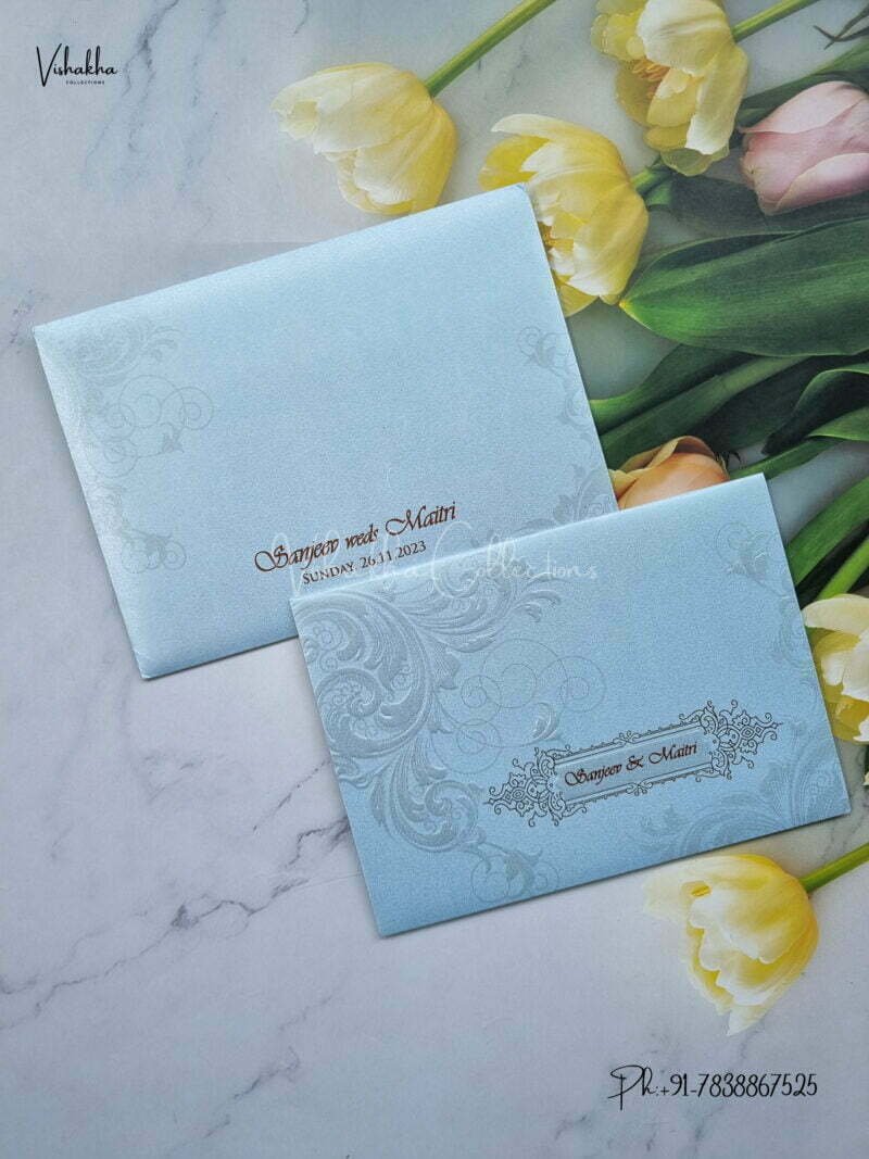 Designer Premium Customized Wedding Invitation Cards - MT833