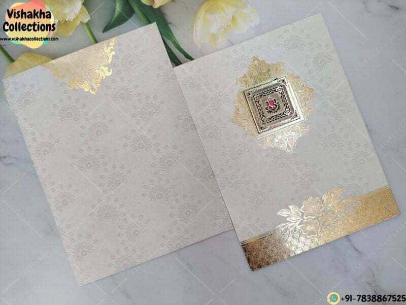 Designer Premium Customized Wedding Invitation Cards - VC-K5504