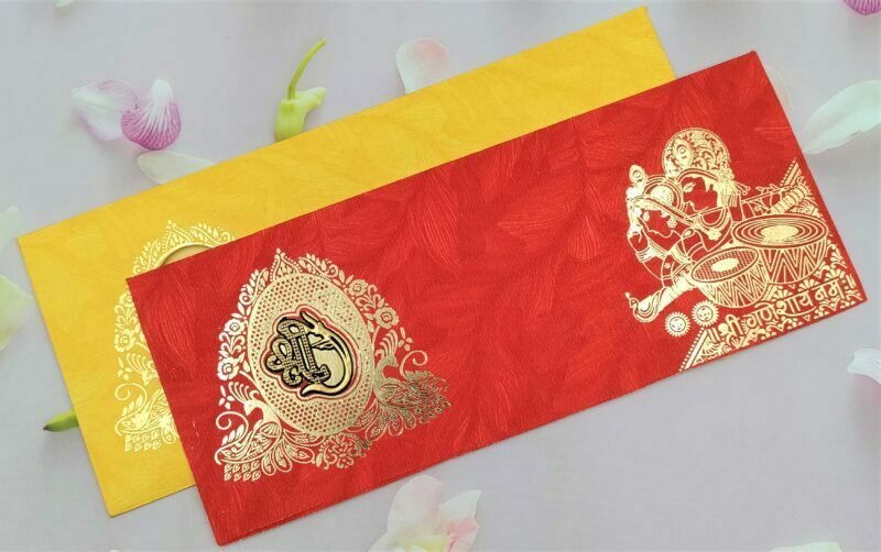 Designer Premium Customized Wedding Invitation Cards - GS-017