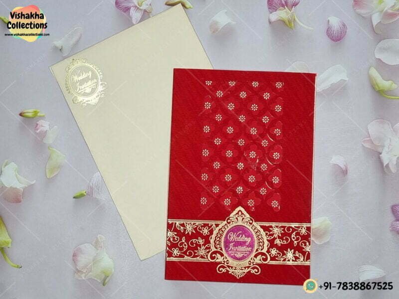 Designer Premium Customized Wedding Invitation Cards - GS-178