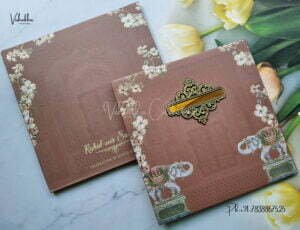 Designer Premium Customized Wedding Invitation Cards - MT3235