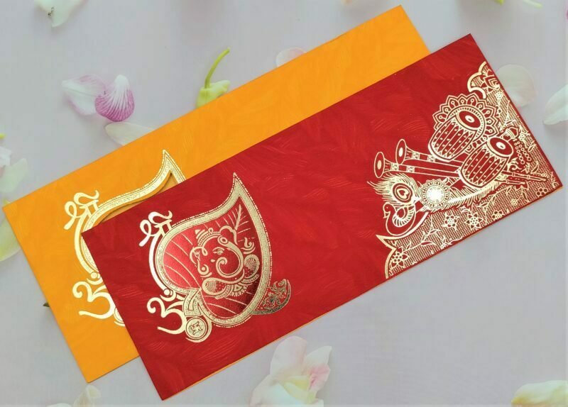 Designer Premium Customized Wedding Invitation Cards - GS-009
