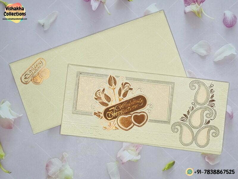 Designer Premium Customized Wedding Invitation Cards - GS-127