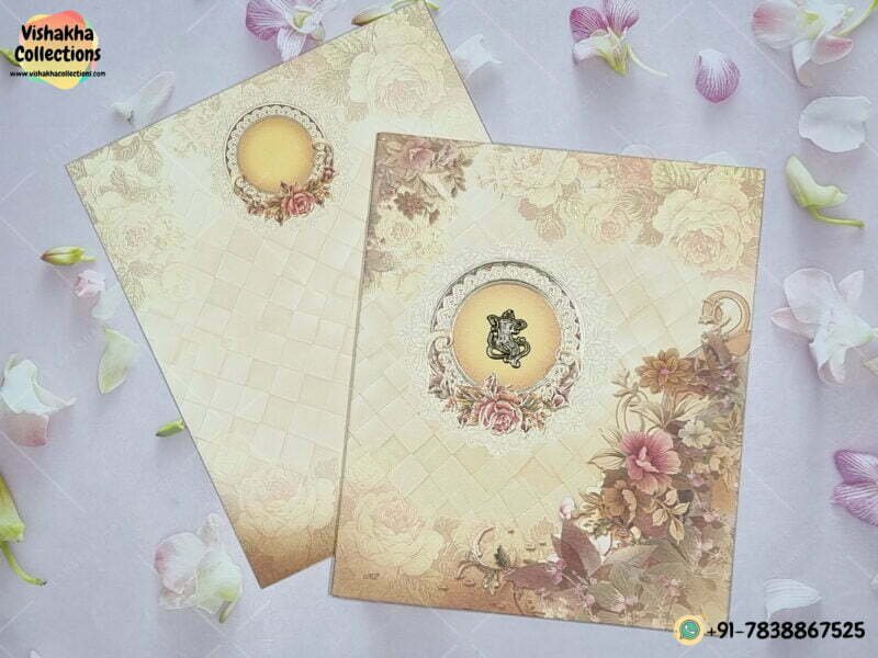 Designer Premium Customized Wedding Invitation Cards - GS-183