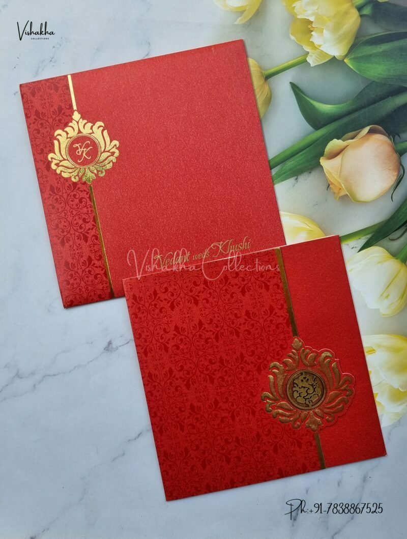 Designer Premium Customized Wedding Invitation Cards - MT421