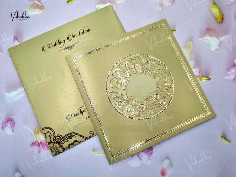 Designer Premium Customized Wedding Invitation Cards - A-2887