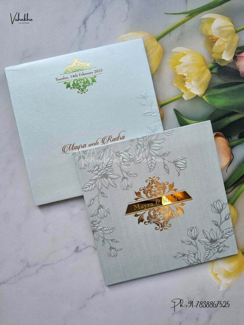 Designer Premium Customized Wedding Invitation Cards - MT2161