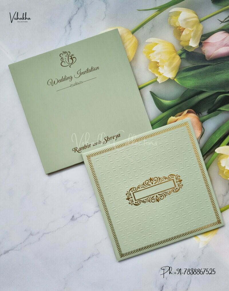 Designer Premium Customized Wedding Invitation Cards - S1551